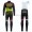Completo Ciclismo 2019 Scott Sram nero-giallo thermique Maglia Ciclismo Manica Lunga e Salopette Lunga