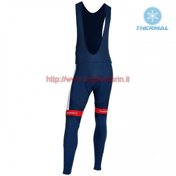 Completo Ciclismo 2019 Total Blu Salopette Lunga Ciclismo thermique