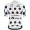 Completo Ciclismo 2019 Tour AU Polka Dot bianca Maglia Ciclismo Manica Corta