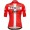 Completo Ciclismo 2019 Trek-Segafredo Denmark Champion Maglia Ciclismo Manica Corta