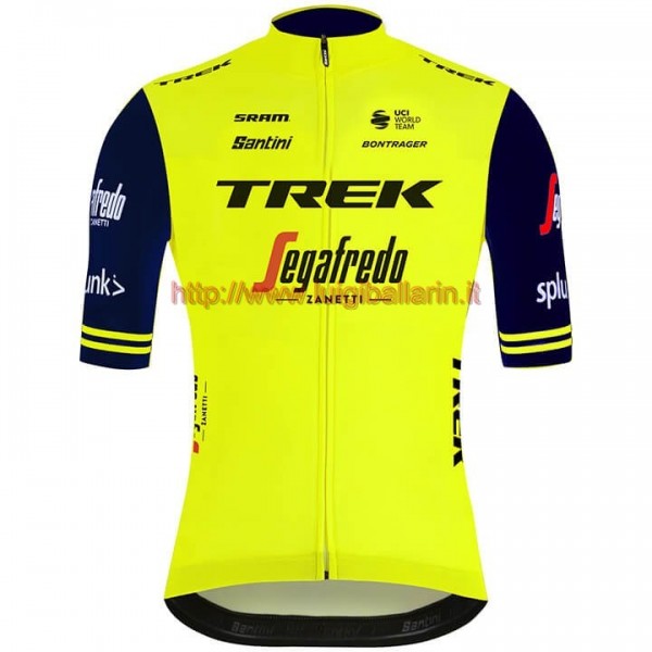 Completo Ciclismo 2020 Trek Segafredo giallo Maglia Ciclismo Manica Corta