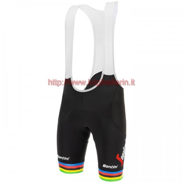 Completo Ciclismo 2020 Trek Segafredo World Champion bianca Salopette Ciclismo