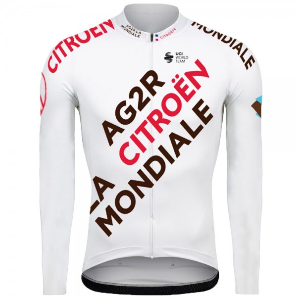 Ag2r 2022 Pro Team Maglia Ciclismo Manica Lunga EZdZG