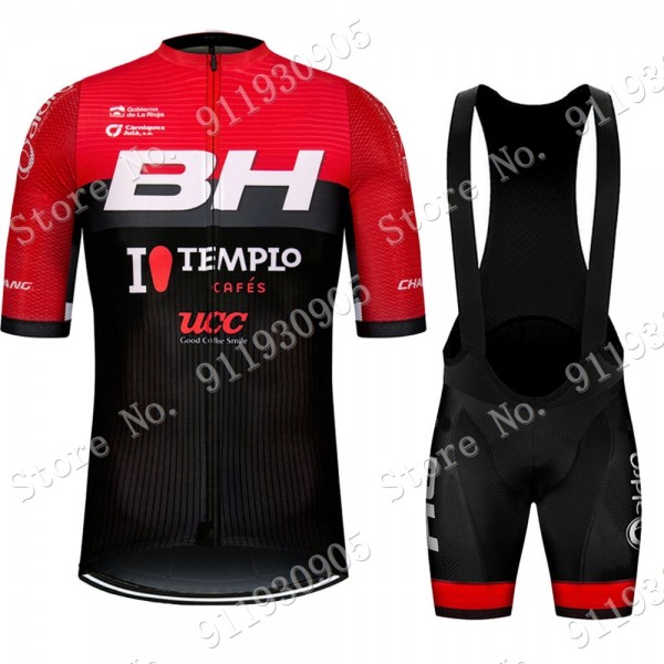 BH Pro Team 2021 abbigliamento Bici Completo Maglia Ciclismo Corta e Salopette GIcGf