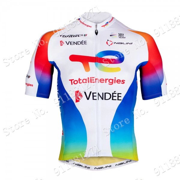 Total Direct Energie 2021 Maglia Ciclismo Manica Corta QTlX9