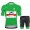 Green UAE Emirates Tour De France 2021 abbigliamento Bici Completo Maglia Ciclismo Corta e Salopette IGONN