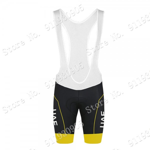 Yellow UAE Emirates Tour De France 2021 Salopette Ciclismo pantaloncini pbswM