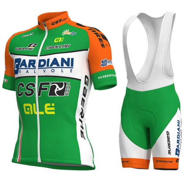 BARDIANI CSF 2018 abbigliamento Ciclismo Completo Maglia Ciclismo Corta e Salopette 40993HG