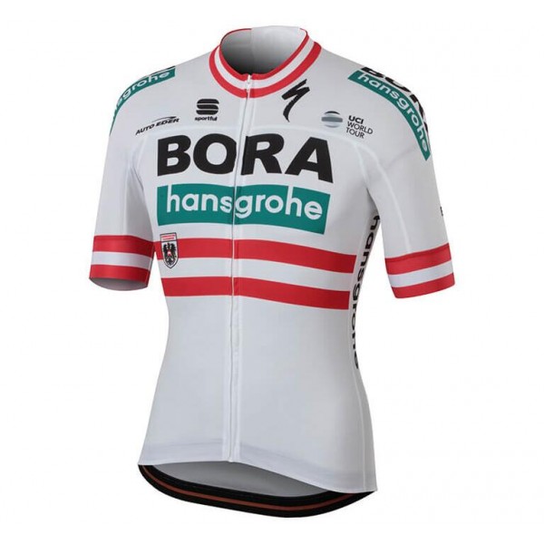 BORA - hansgrohe Austrian champion 2018 Maglia Ciclismo Manica Corta 47101NB