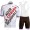 Ag2r Mondiale Citroen 2021 France Team abbigliamento Bici Completo Maglia Ciclismo Corta e Salopette FKAEA