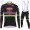 Winter 2021 Alpecin Fenix World Champion Noir Abbigliamento Maglia Ciclismo Manica Lunga e Salopette Lunga FJWOP