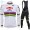 Winter 2021 Alpecin Fenix World Champion bianca Abbigliamento Maglia Ciclismo Manica Lunga e Salopette Lunga LDHEK