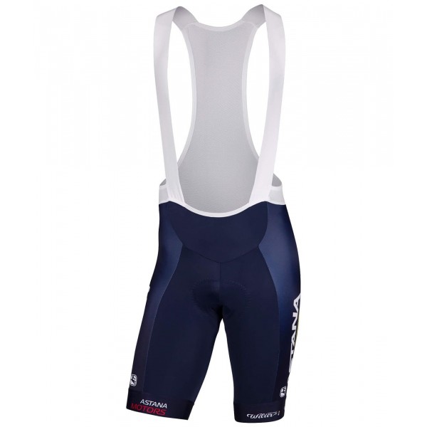 Pantaloncini con bretelle della squadra di ciclismo professionale ASTANA QAZAQSTAN TEAM 2022