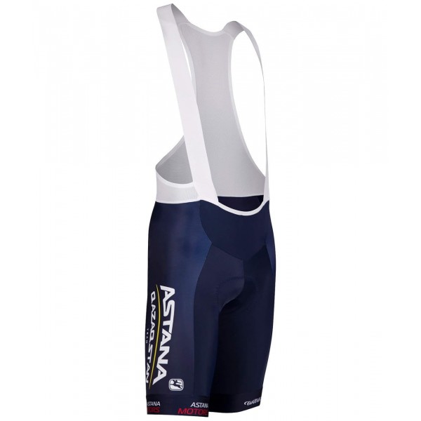 Pantaloncini con bretelle della squadra di ciclismo professionale ASTANA QAZAQSTAN TEAM 2022