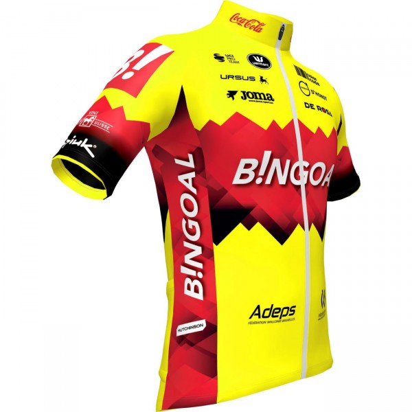 Bingoal WB 2023 maglia da ciclismo manica corta squadra di ciclismo professionale