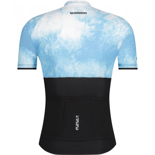 Cannondale FACTORY RACING 2022 Maglia da ciclismo a maniche corte in edizione limitata nera/blu Squadra di ciclismo professionale