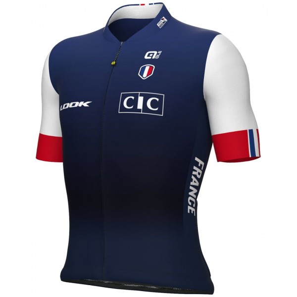 Completo Francia 2023 (maglia zip lunga + salopette) - squadra ciclistica professionistica ALE