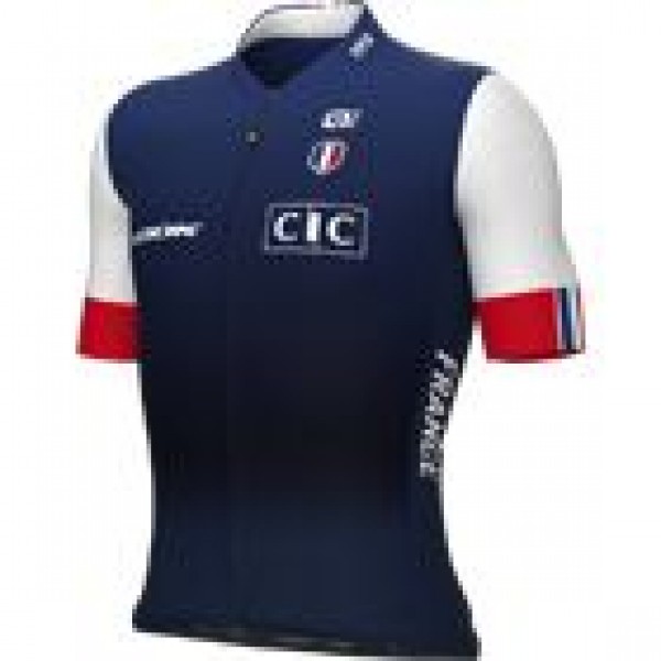 Completo Francia 2023 (maglia zip lunga + salopette) - squadra ciclistica professionistica ALE