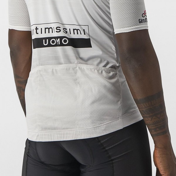 Maglia da ciclismo Giro d'Italia 2022 MAGLIA BIANCO (bianca) a maniche corte