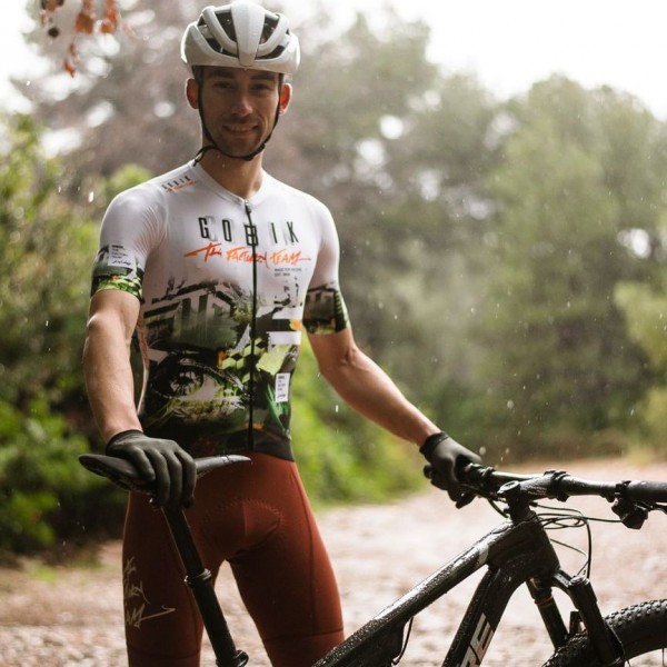 Maglia da ciclismo a maniche corte Factory Team 2023 squadra di ciclismo professionale