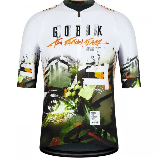 Maglia da ciclismo a maniche corte Factory Team 2023 squadra di ciclismo professionale