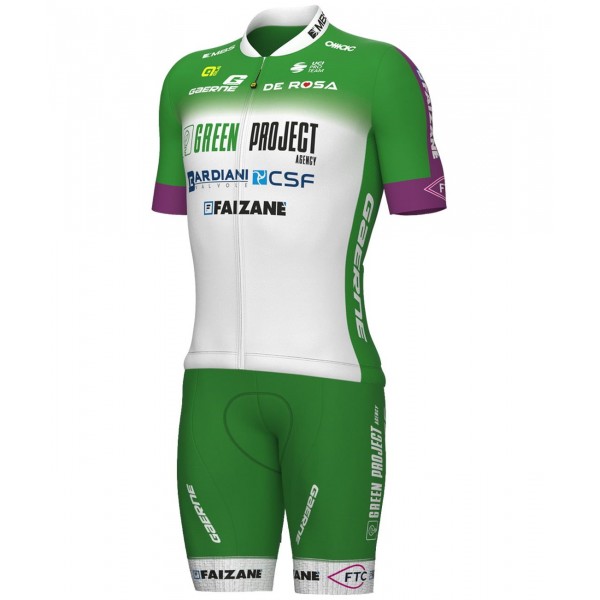 Green Project-Bardiani Csf-Faizane' 2023 salopette-ALE professional cycling team