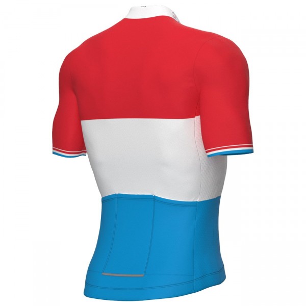 Maglia da ciclismo a manica corta campione del Lussemburgo GROUPAMA-FDJ 2022-ALE Squadra di ciclismo professionale