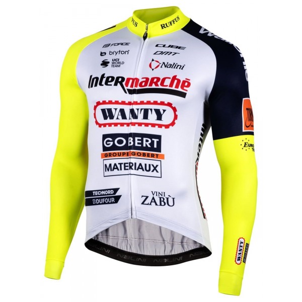 Intermarché-Wanty-Gobert Matériaux 2022 Maglia da ciclismo a maniche lunghe Squadra di ciclismo professionale