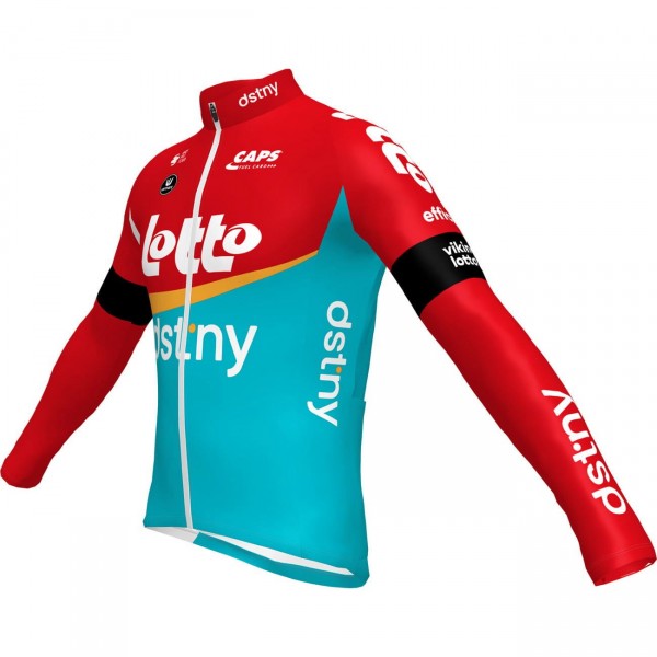 Maglia ciclismo Lotto Dstny 2023 manica lunga squadra ciclistica professionale