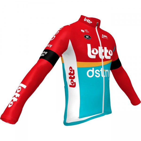 Maglia ciclismo Lotto Dstny 2023 manica lunga squadra ciclistica professionale