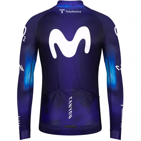 Maglia ciclismo manica lunga MOVISTAR 2023 squadra ciclistica professionale