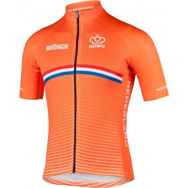 PAESI BASSI 2022 completo (maglia ciclismo maniche corte + salopette) nazionale di ciclismo