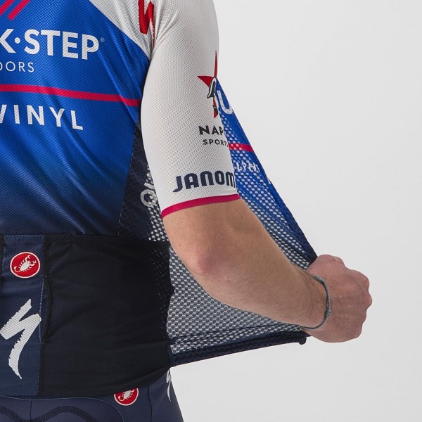 Maglia da ciclismo Quick Step Alpha Vinyl 2022 CLIMBER'S 3.1 manica corta (cerniera lunga) squadra di ciclismo professionale