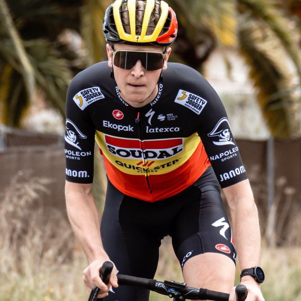 Soudal Quick-Step Campione belga 2023 Competizione Maglia da ciclismo a maniche corte Squadra di ciclismo professionale
