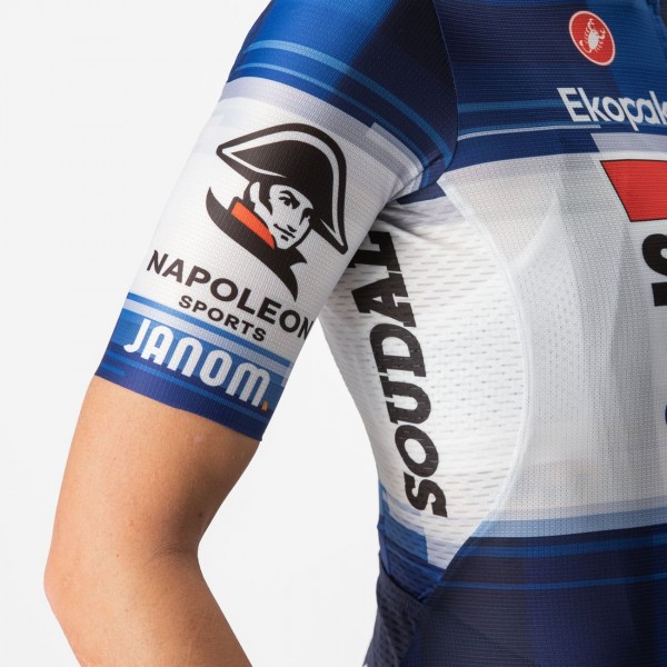 Soudal Quick-Step 2023 Competizione Maglia da ciclismo a maniche corte da donna Squadra di ciclismo professionale