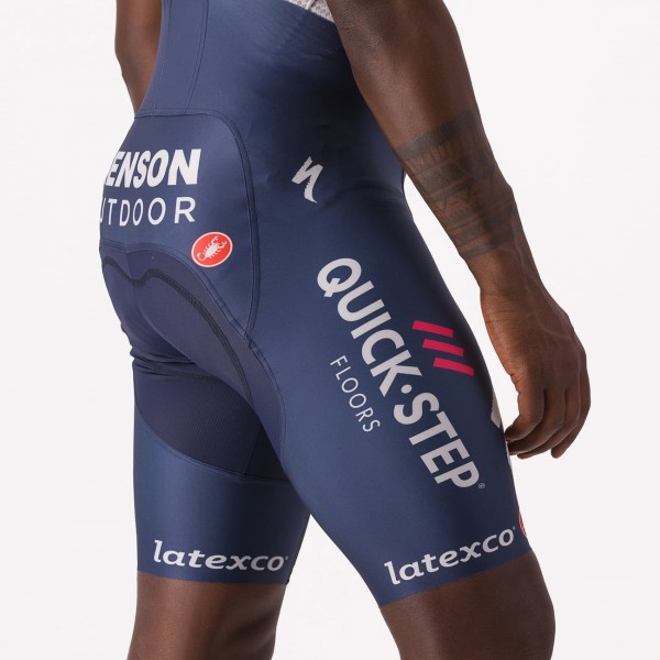 Pantaloncini con bretelle Soudal Quick-Step 2023 GRATIS AERO RC PRO della squadra di ciclisti professionisti