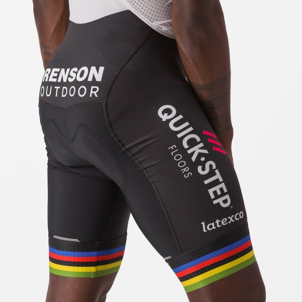 Pantaloncini Soudal Quick-Step Cycling World Champion 2023 Competizione squadra di ciclismo professionale