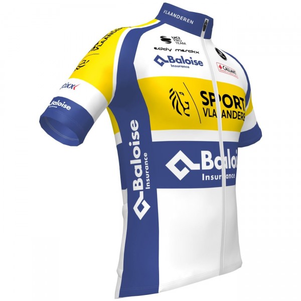 Maglia da ciclismo Sport Vlaanderen-Baloise 2022 a maniche corte della squadra di ciclisti professionisti