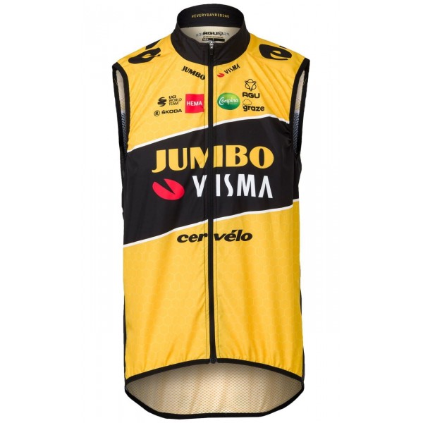 Gilet da ciclismo TEAM JUMBO-VISMA 2022 team di ciclismo professionistico