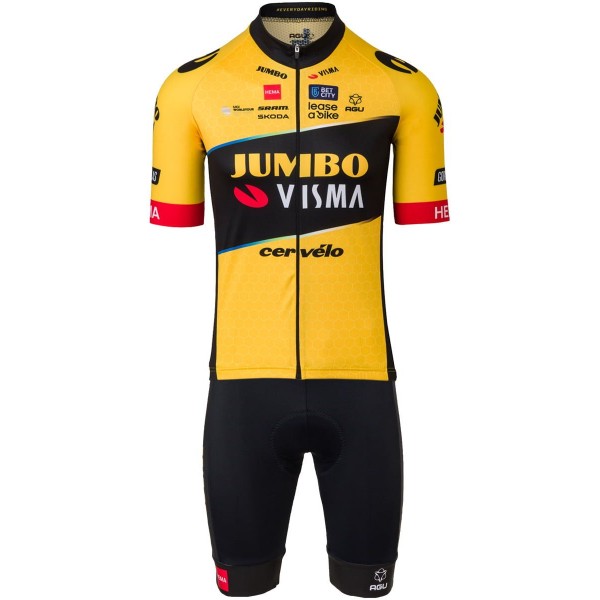 Pantaloncini con bretelle TEAM JUMBO-VISMA 2023 team di ciclismo professionistico