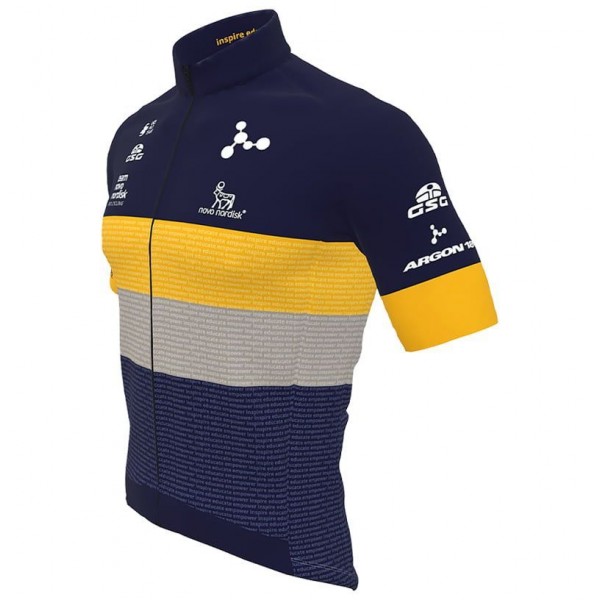 Completo Team Novo Nordisk 2022 (maglia + salopette) squadra di ciclismo professionistico