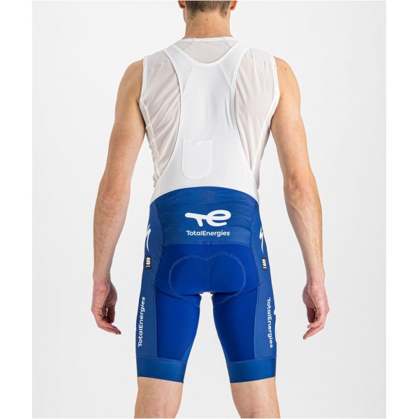 Pantaloncini con bretelle Team TotalEnergies 2022 team di ciclismo professionistico