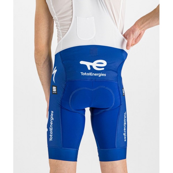 Pantaloncini con bretelle Team TotalEnergies 2022 team di ciclismo professionistico