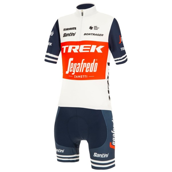 TREK-SEGAFREDO 2022 Maglia da ciclismo manica corta per bambini Squadra di ciclismo professionale