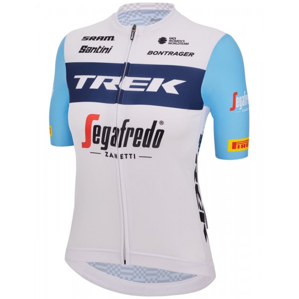 TREK-SEGAFREDO Completo ciclismo donna Team 2023 (maglia cerniera lunga + pantaloncini ciclismo) Squadra ciclistica professionale