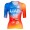 UAE TEAM ADQ 2023 Maglia da ciclismo a manica corta da donna Squadra di ciclismo da donna