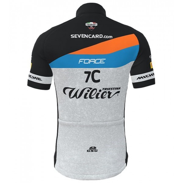 Maglia ciclismo Wilier Force 7C MTB Team 2022 manica corta (cerniera lunga) squadra ciclistica