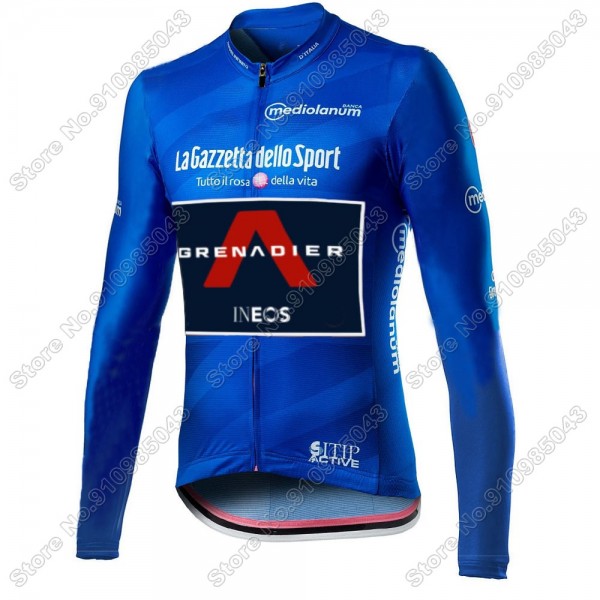 Giro D'italia INEOS Grenadier 2021 Maglia Ciclismo Manica Lunga 9124-VPY