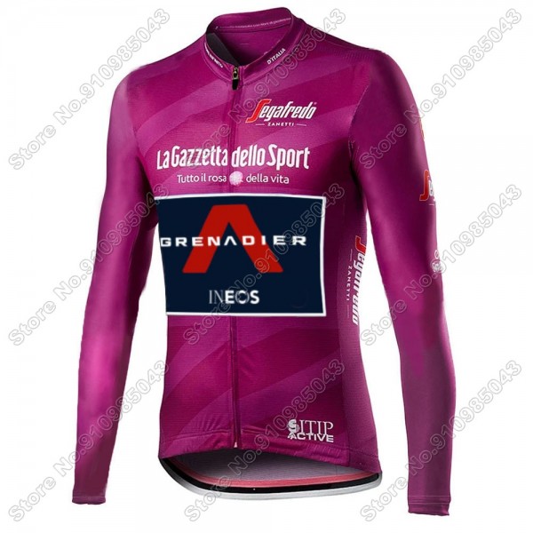 Giro D'italia INEOS Grenadier 2021 Maglia Ciclismo Manica Lunga 8895-KDH