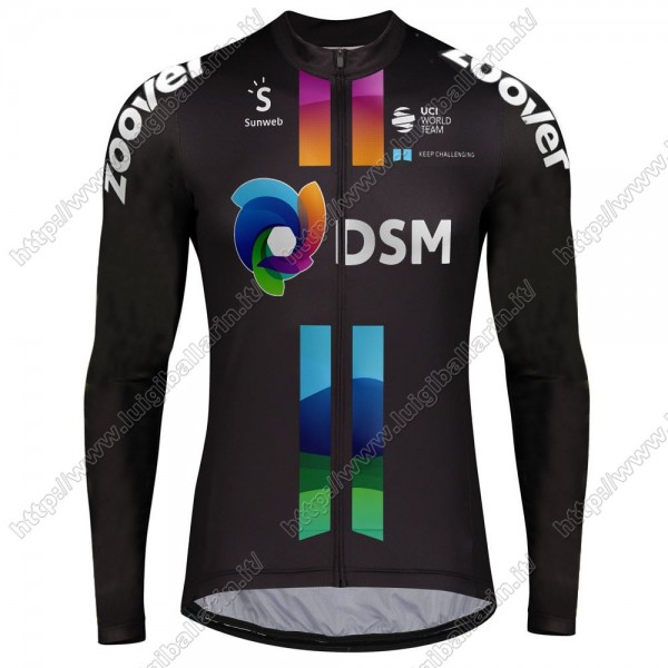 DSM Team Sunweb 2021 Abbigliamento Maglia Ciclismo Manica Lunga 05
